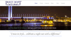 Desktop Screenshot of partyboatcruises.com.au