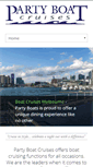 Mobile Screenshot of partyboatcruises.com.au